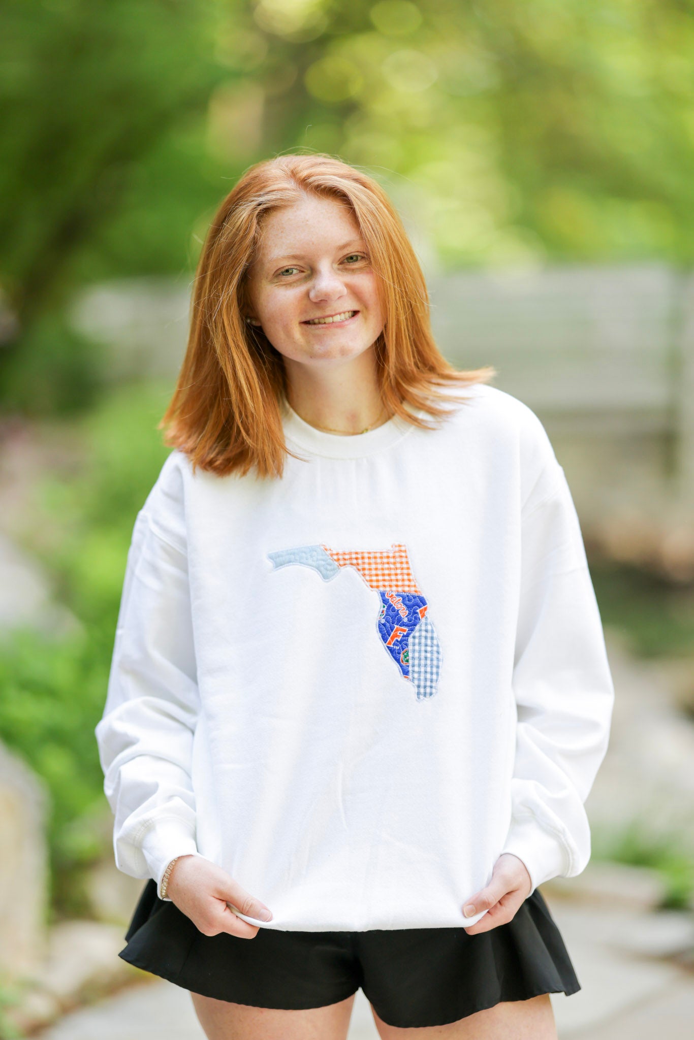 Gainesville Florida Patchwork Crewneck