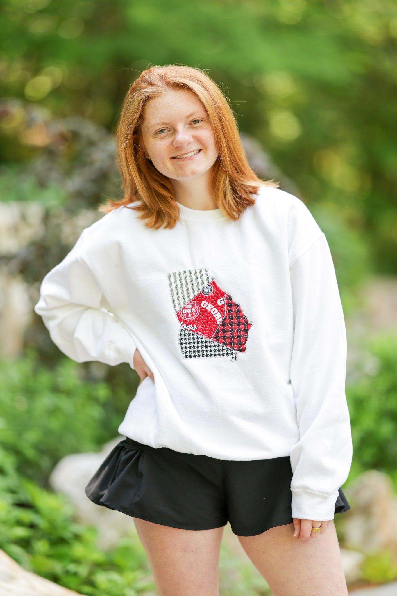 Athens Georgia Quilted Crewneck