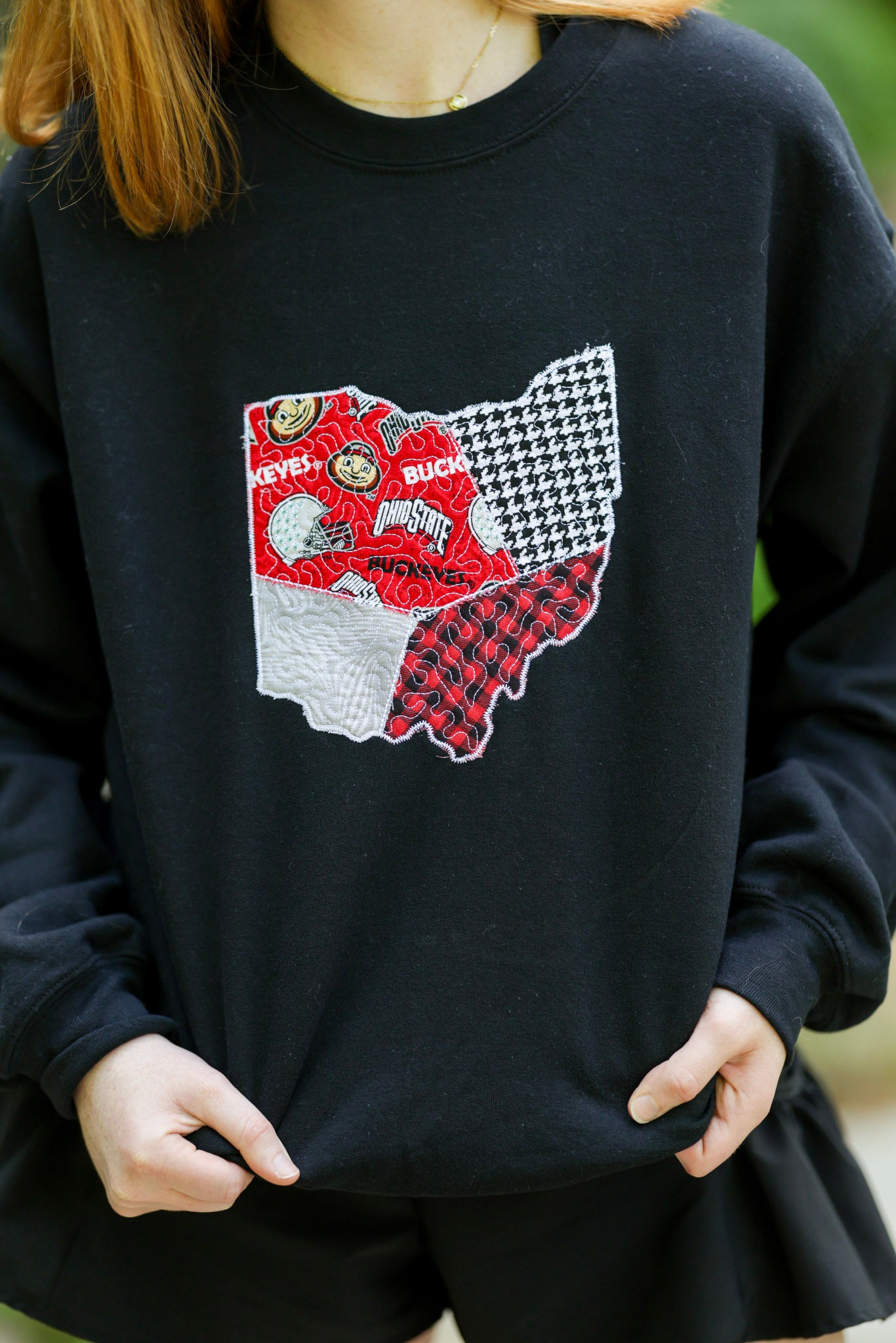 Columbus Ohio Patchwork Crewneck
