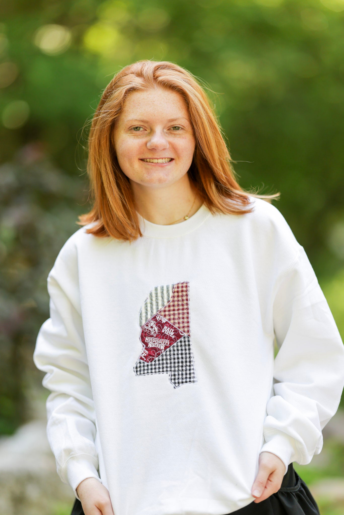 Starkville Mississippi Patchwork Crewneck