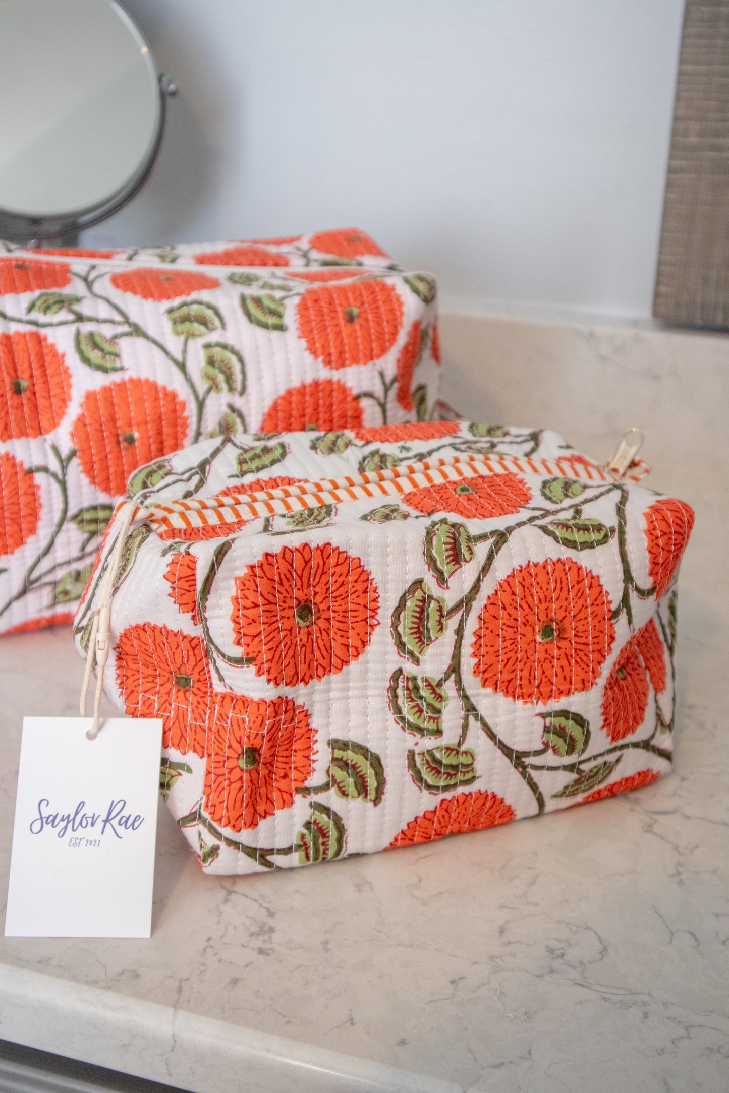 Sunset Vineyard Makeup Bag