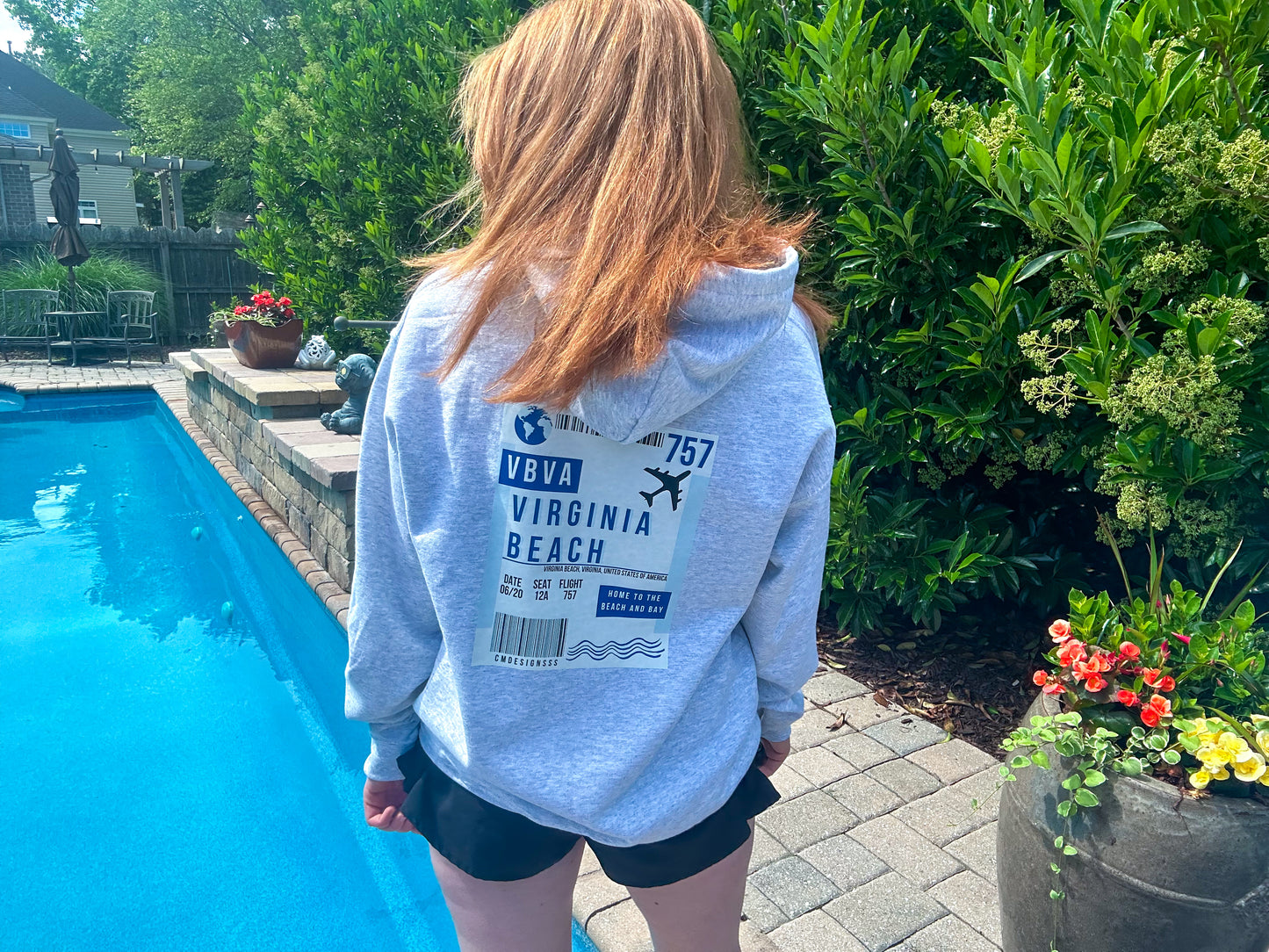 VBVA Airplane Ticket Hoodie