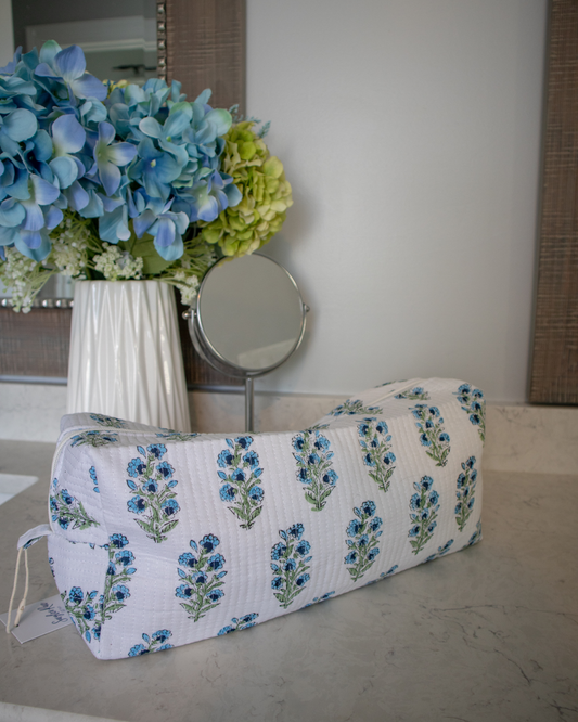 Quilted Saylor Rae Hair Tools Bag - Blue Lavender