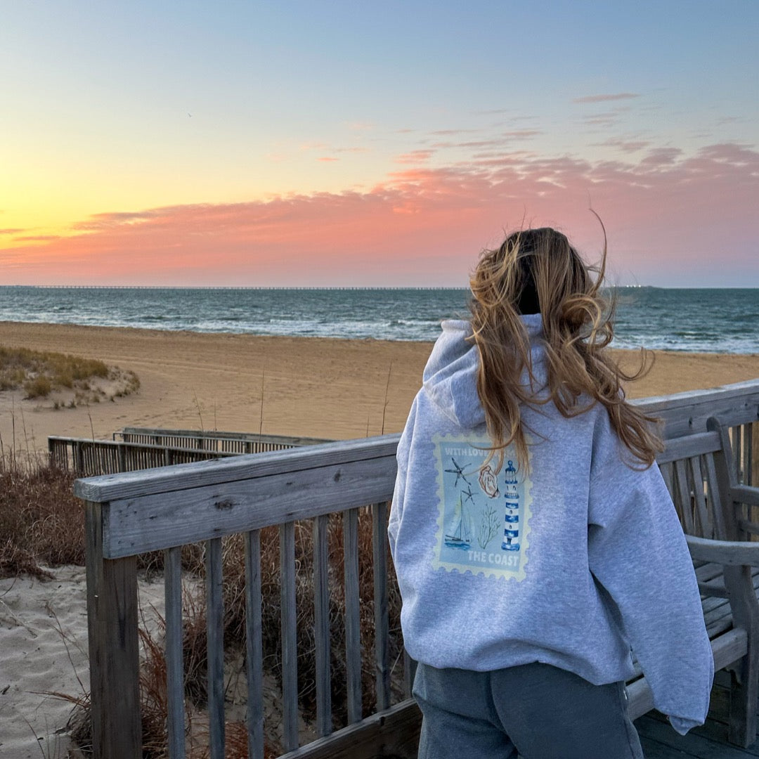 With Love From,the Coast Lighthouse Hoodie