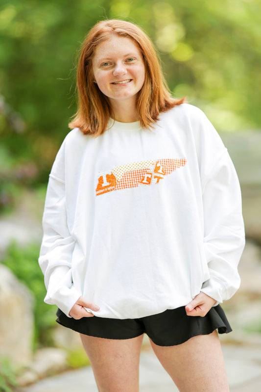 Knoxville Tennessee Patchwork Crewneck