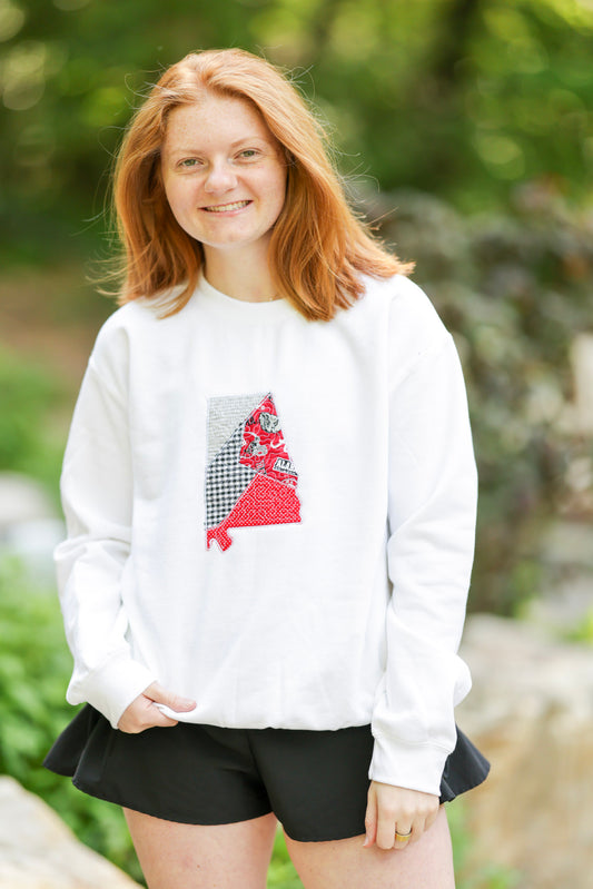 Tuscaloosa Alabama Patchwork Crewneck