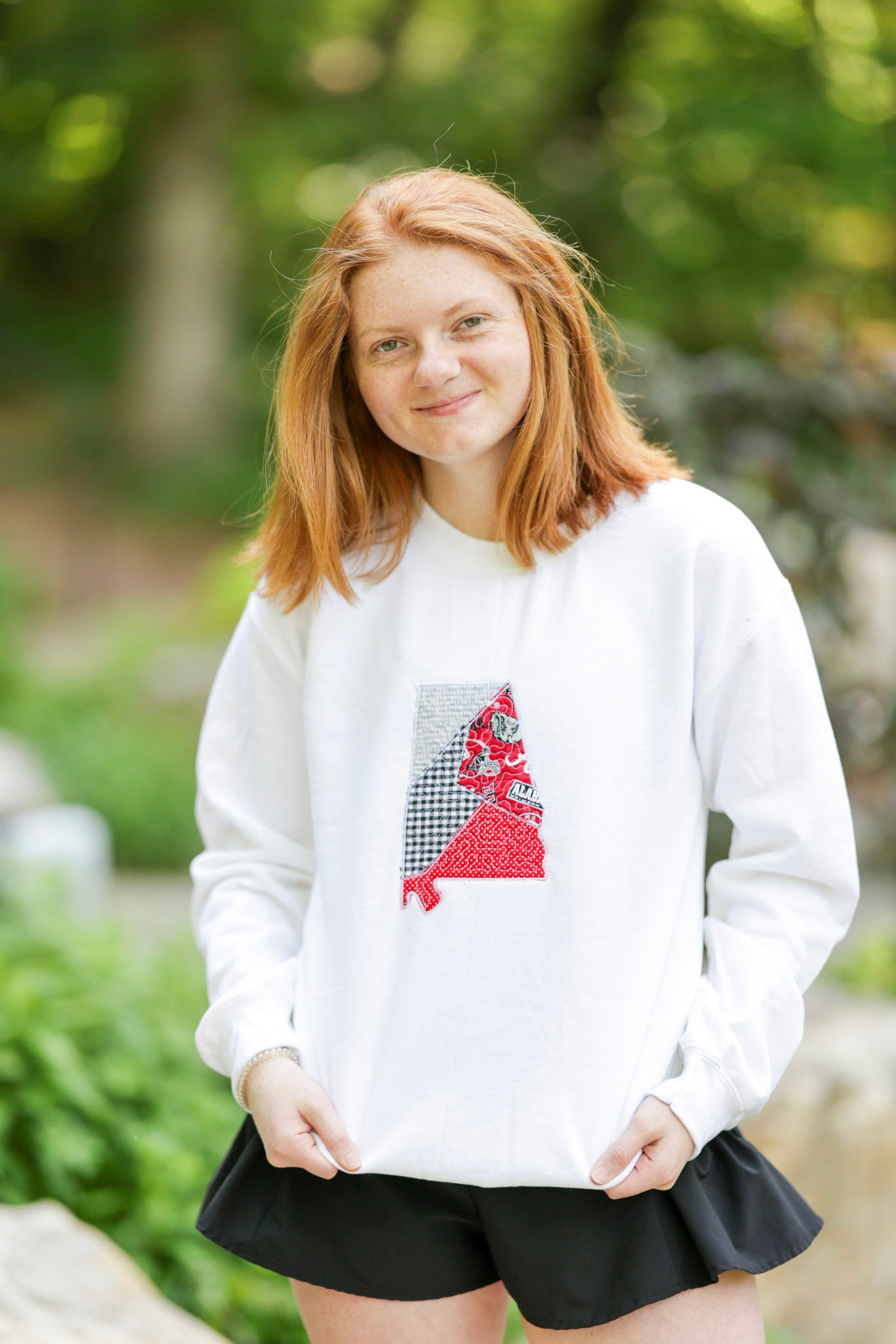 Tuscaloosa Alabama Patchwork Crewneck