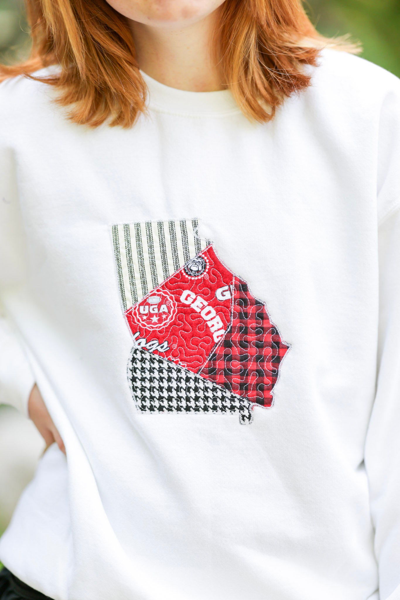 Athens Georgia Quilted Crewneck