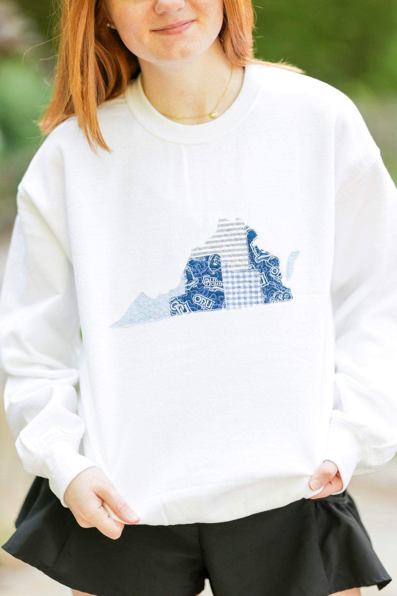 Norfolk Virginia Patchwork Crewneck