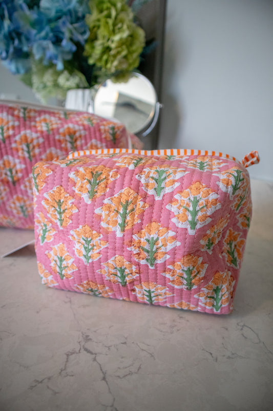 Sunset Glow Makeup Bag