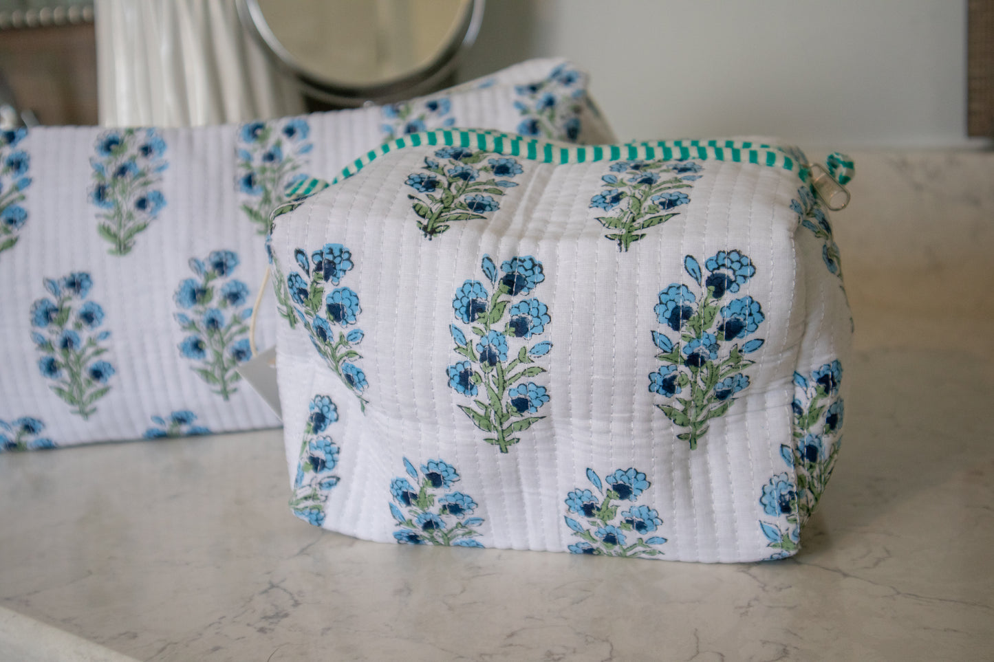 Lavender Sky Makeup Bag