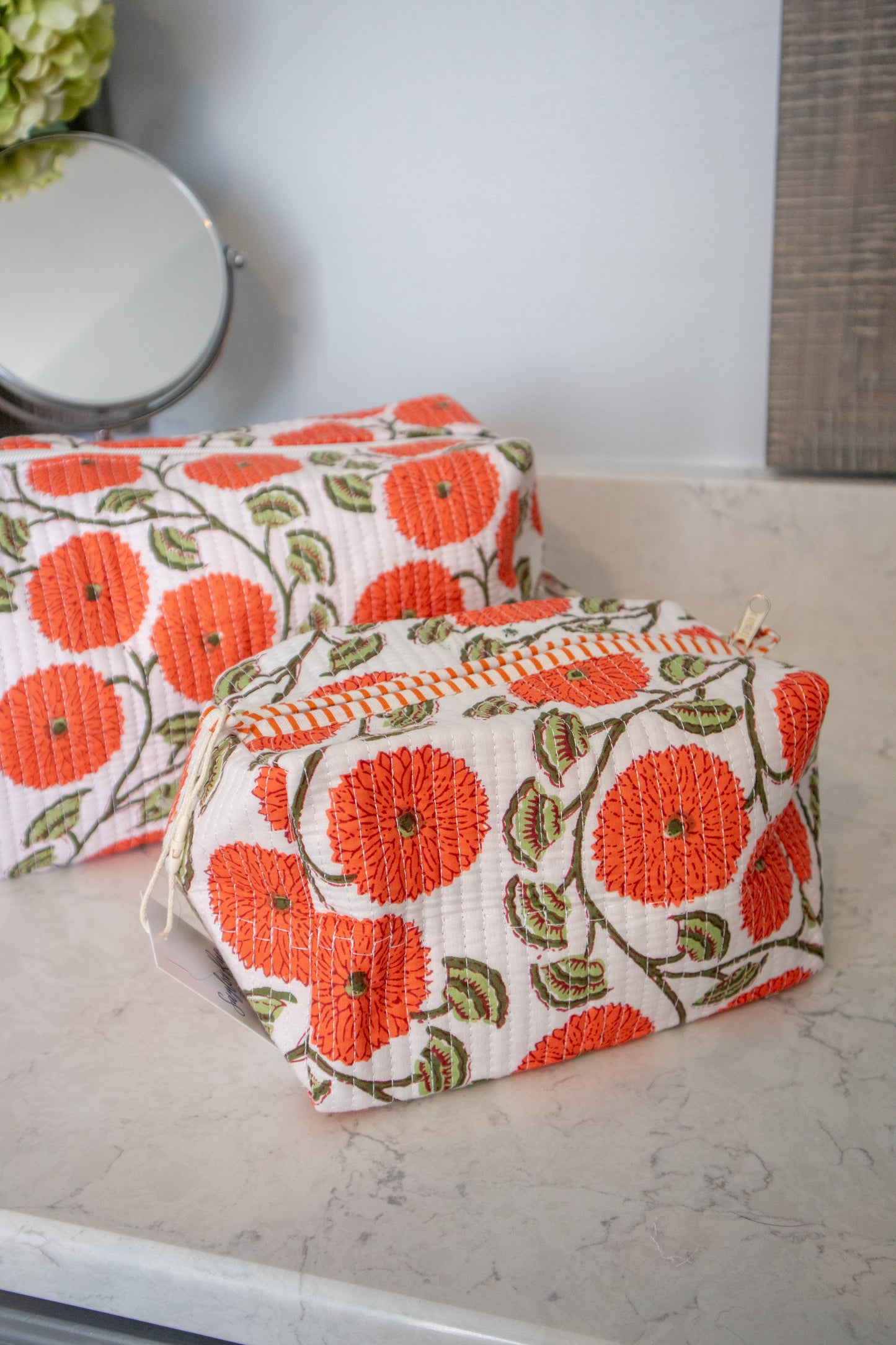 Sunset Vineyard Makeup Bag