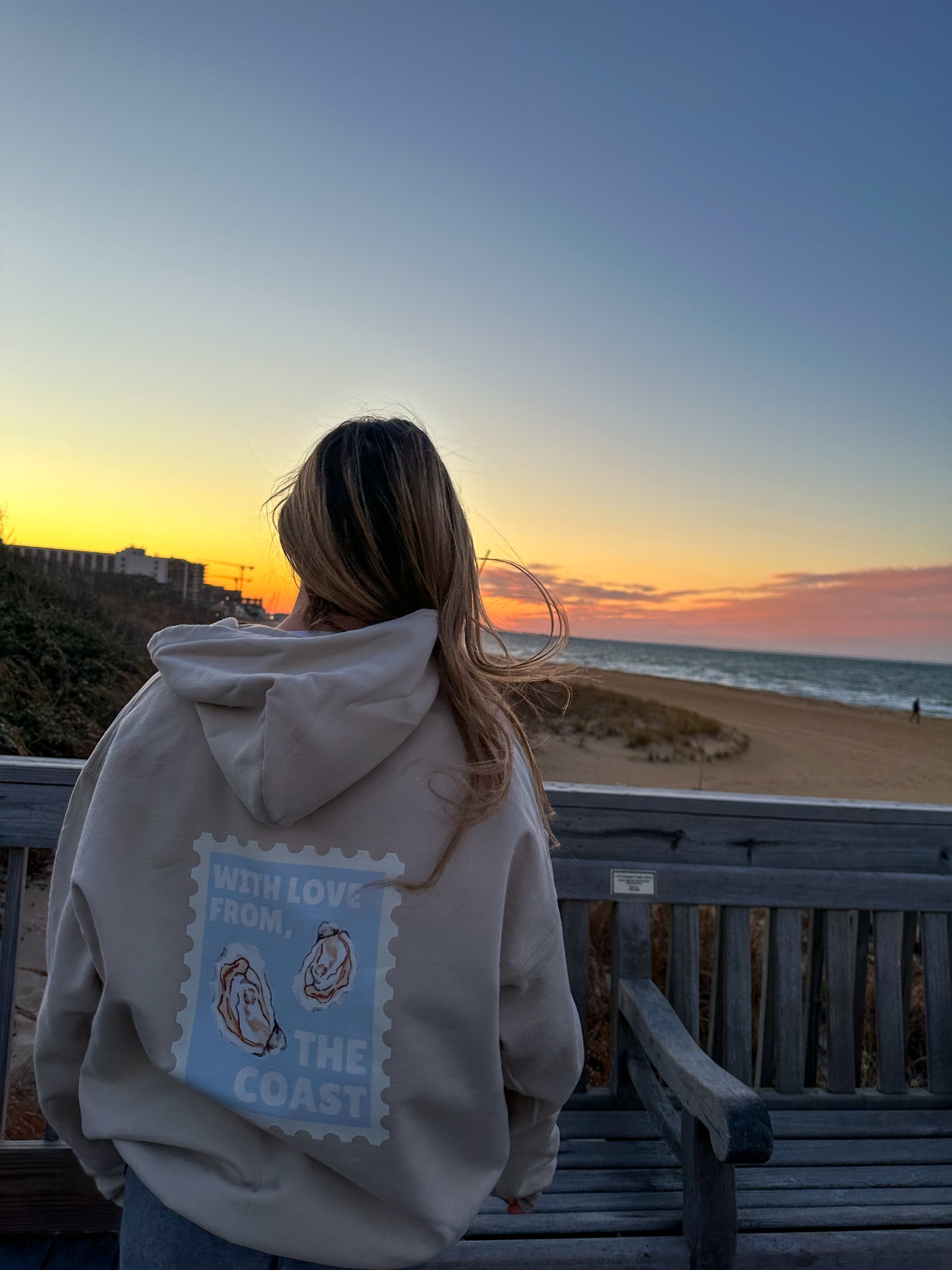With Love From The Coast Oyster Sweatshirt