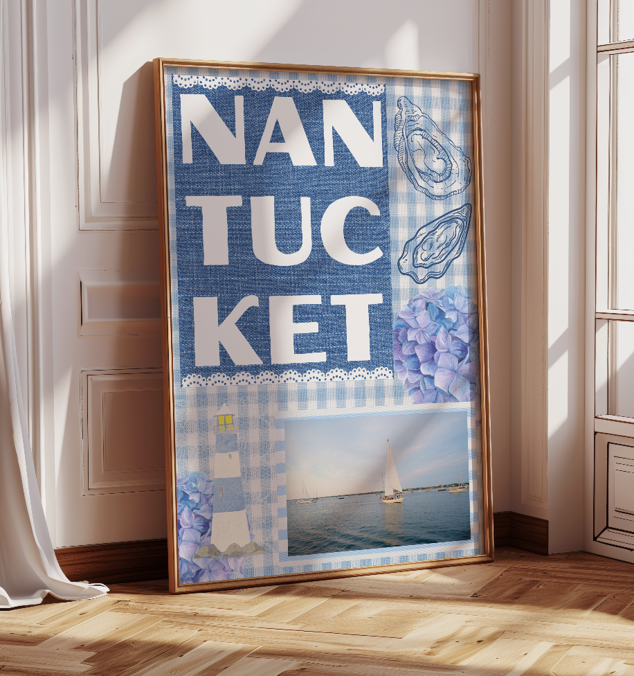 Coastal Nantucket Digital Print